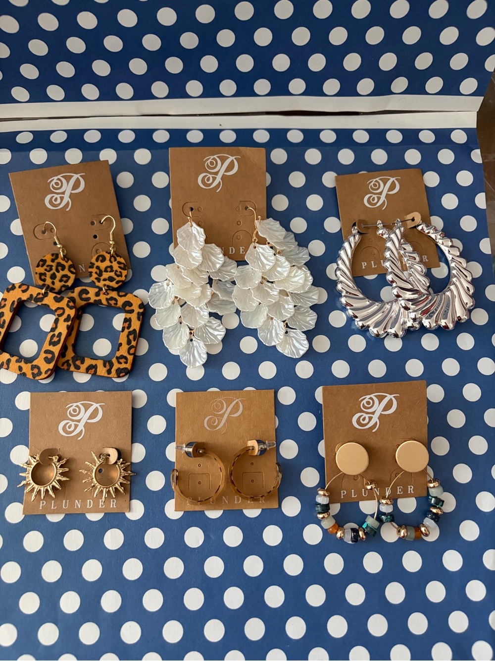 Plunder NWT Assorted Pierced Earrings Pick a pair